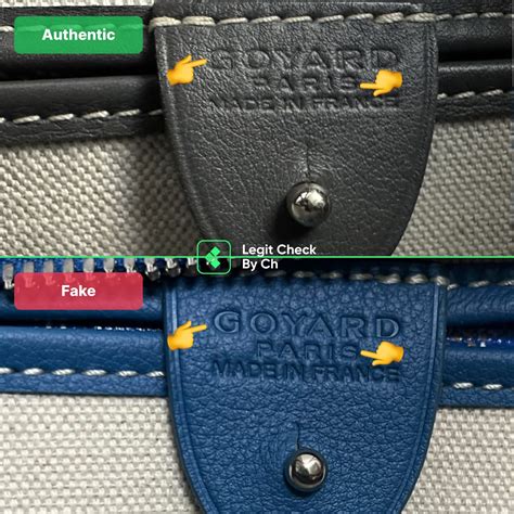 goyard bag vs real